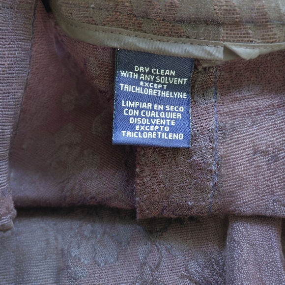 Jones New York Brown Patterned Trousers - Picture 7 of 8